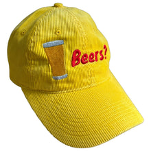 Load image into Gallery viewer, Beers? Yellow corduroy hat - Dadi Cools