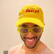 Load image into Gallery viewer, Beers? Yellow corduroy hat - Dadi Cools