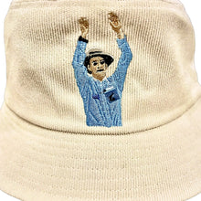 Load image into Gallery viewer, Billy Bowden 6 Runs - Cream Cord Bucket Hat - Dadi Cools