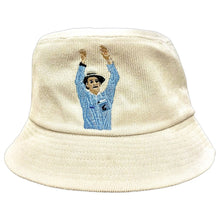 Load image into Gallery viewer, Billy Bowden 6 Runs - Cream Cord Bucket Hat - Dadi Cools