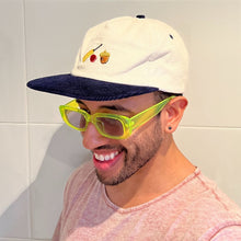 Load image into Gallery viewer, Cricket Nut - White & Blue Two Tone Corduroy Hat - Dadi Cools