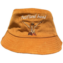 Load image into Gallery viewer, Festival Head - Brown Corduroy Bucket Hat - Dadi Cools