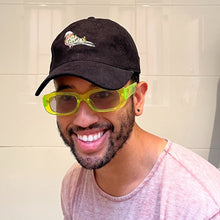 Load image into Gallery viewer, Flaming Galah - Black Corduroy Hat - Dadi Cools