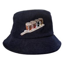 Load image into Gallery viewer, Get On The Beers - Dark Blue Corduroy Bucket Hat - Dadi Cools
