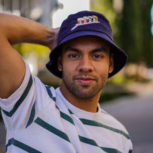 Load image into Gallery viewer, Get On The Beers - Dark Blue Corduroy Bucket Hat - Dadi Cools