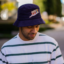 Load image into Gallery viewer, Get On The Beers - Dark Blue Corduroy Bucket Hat - Dadi Cools
