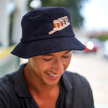 Load image into Gallery viewer, Get On The Beers - Dark Blue Corduroy Bucket Hat - Dadi Cools