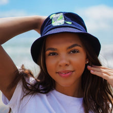 Load image into Gallery viewer, Gin & Tonic - Dark Blue Corduroy Bucket Hat - Dadi Cools