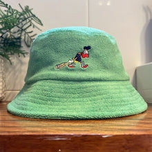 Load image into Gallery viewer, Golden Duck - Green Terry Bucket Hat - Dadi Cools