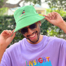 Load image into Gallery viewer, Golden Duck - Green Terry Bucket Hat - Dadi Cools