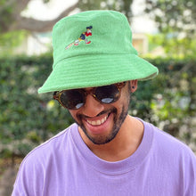 Load image into Gallery viewer, Golden Duck - Green Terry Bucket Hat - Dadi Cools