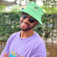 Load image into Gallery viewer, Golden Duck - Green Terry Bucket Hat - Dadi Cools