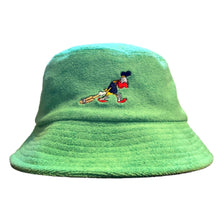 Load image into Gallery viewer, Golden Duck - Green Terry Bucket Hat - Dadi Cools
