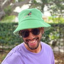 Load image into Gallery viewer, Golden Duck - Green Terry Bucket Hat - Dadi Cools