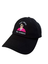 Load image into Gallery viewer, Hot Mess No Stress - Black Dad Hat - Dadi Cools