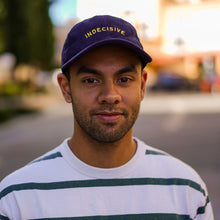 Load image into Gallery viewer, Indecisive - Dark Blue Corduroy Hat - Dadi Cools