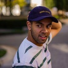 Load image into Gallery viewer, Indecisive - Dark Blue Corduroy Hat - Dadi Cools