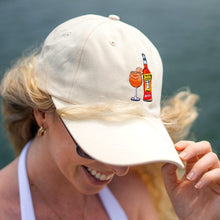 Load image into Gallery viewer, Let The Good Times Aperol - Cream Dad Hat - Dadi Cools