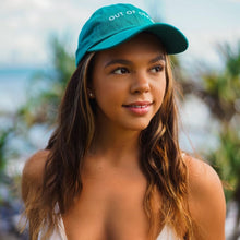 Load image into Gallery viewer, Out of Office - OOO - Green Dad Hat - Dadi Cools