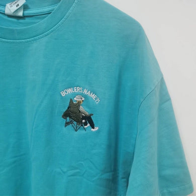 Pre-order: Bowlers Name - Tiffany Blue Unisex T-Shirt - Dadi Cools