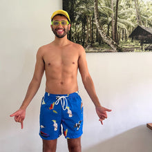 Load image into Gallery viewer, PRE-SALE: Birds of a Feather - Swim Shorts - Dadi Cools