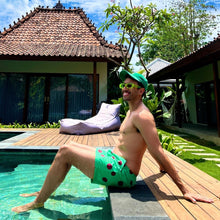 Load image into Gallery viewer, PRE-SALE: Bowled - Cricket Swim Shorts - Dadi Cools