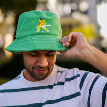 Load image into Gallery viewer, Reverse sweep - Green Terry Bucket Hat - Dadi Cools