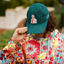 Load image into Gallery viewer, Richie Benaud Green Corduroy Hat - Dadi Cools