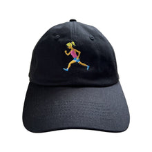 Load image into Gallery viewer, Runner - F - Black Dad Hat - Dadi Cools