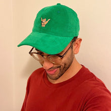 Load image into Gallery viewer, Shuckas Bruh - Green Corduroy Hat - Dadi Cools