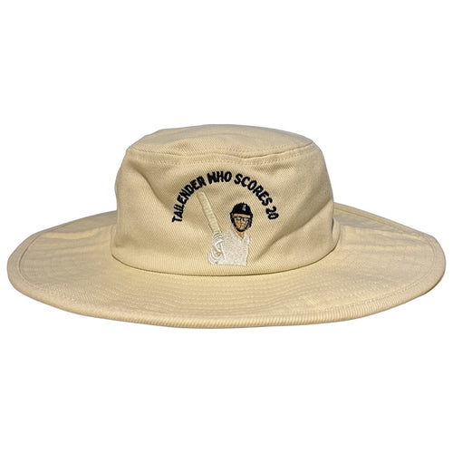 Tailender - Cream Floppy Cricket Hat - Dadi Cools