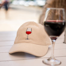 Load image into Gallery viewer, Vino O'clock - Wine White Corduroy Hat - Dadi Cools