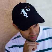 Load image into Gallery viewer, Wait There! Black Corduroy Hat - Dadi Cools