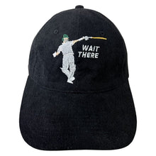 Load image into Gallery viewer, Wait There! Black Corduroy Hat - Dadi Cools