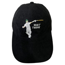 Load image into Gallery viewer, Wait There! Black Corduroy Hat - Dadi Cools