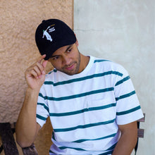 Load image into Gallery viewer, Wait There! Black Corduroy Hat - Dadi Cools