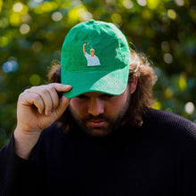 Load image into Gallery viewer, Warnie champagne celebrations - green corduroy hat - Dadi Cools