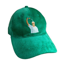 Load image into Gallery viewer, Warnie champagne celebrations - green corduroy hat - Dadi Cools