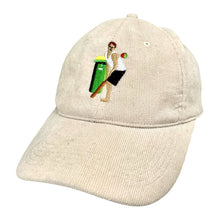 Load image into Gallery viewer, Backyard Cricket - White Corduroy Hat - Dadi Cools
