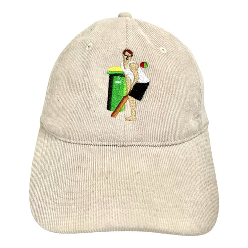 Backyard Cricket - White Corduroy Hat - Dadi Cools