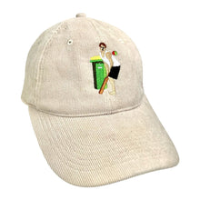Load image into Gallery viewer, Backyard Cricket - White Corduroy Hat - Dadi Cools
