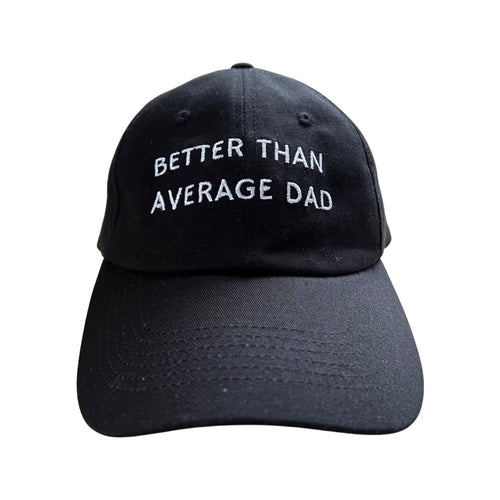 Better Than Average Dad - Black Hat - Dadi Cools