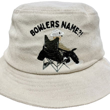 Load image into Gallery viewer, Bowlers Name - Cream Corduroy Bucket Hat - Dadi Cools
