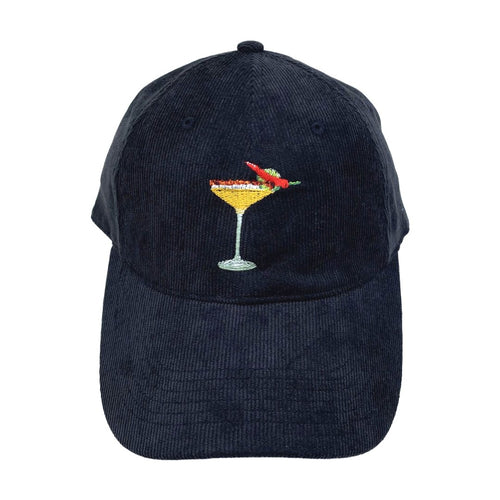 Chilli Spicy Marg - Black OR Blue Corduroy Hat - Dadi Cools