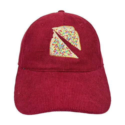 Fairy Bread - Red Corduroy Hat - Dadi Cools