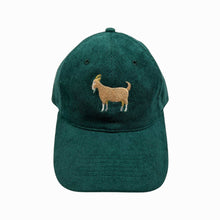 Load image into Gallery viewer, GOAT - Greatest of All Time - Green Corduroy Hat - Dadi Cools
