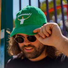 Load image into Gallery viewer, Howzat - Green corduroy hat - Dadi Cools
