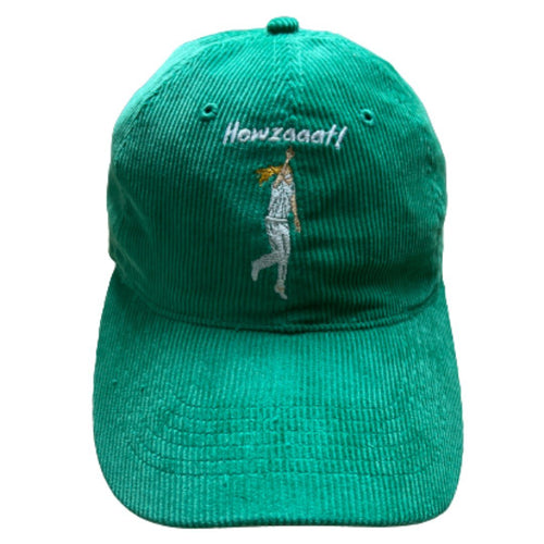 Howzat Ladies - Green corduroy hat - Dadi Cools