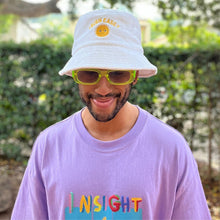 Load image into Gallery viewer, I Burn Easily - White Terry Bucket Hat - Dadi Cools
