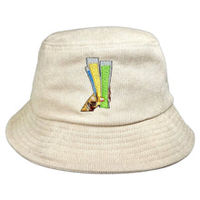 Load image into Gallery viewer, Icy Pole - Cream Corduroy Bucket Hat - Dadi Cools
